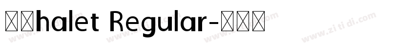 Φ禀halet Regular字体转换
